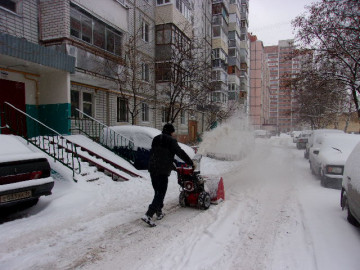 Первый снег.
